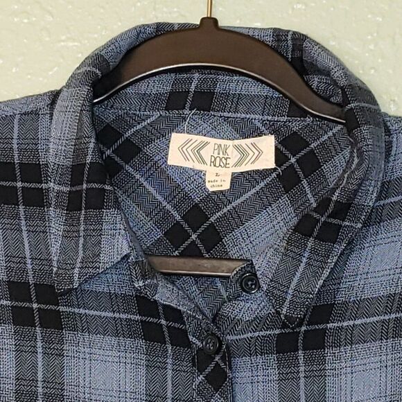 Pink Rose L Button Down - Picture 5 of 6